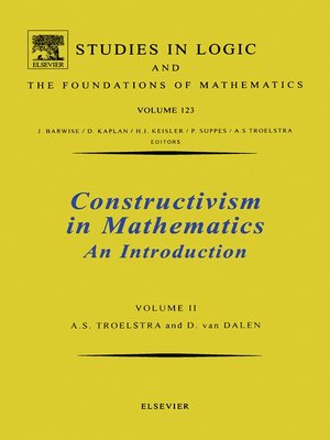 cover image of Constructivism in Mathematics, Vol 2